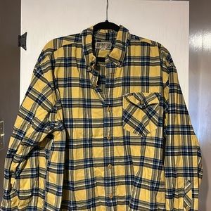 Duluth yellow plaid shirt